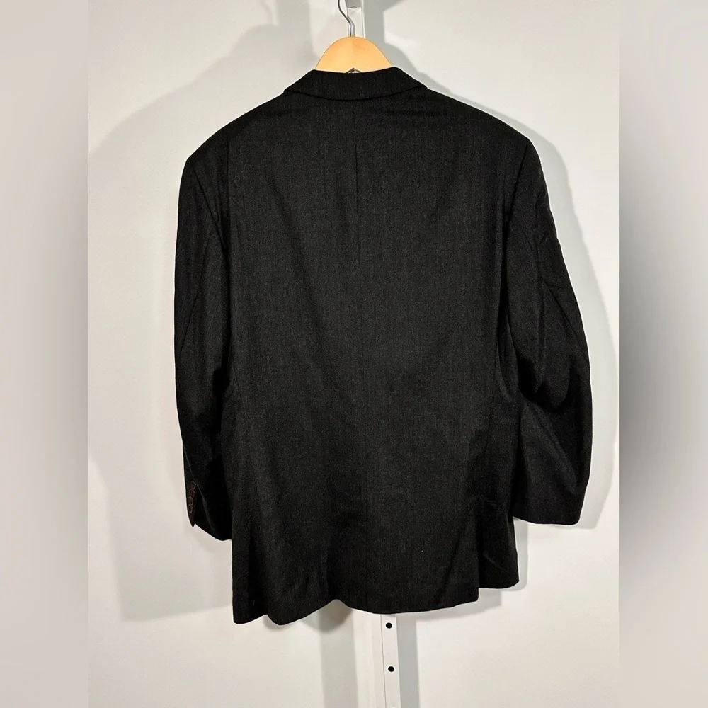 CHAPS Ralph Lauren Pure Wool Blazer Charcoal Grey Classic Tailored Canada 42R